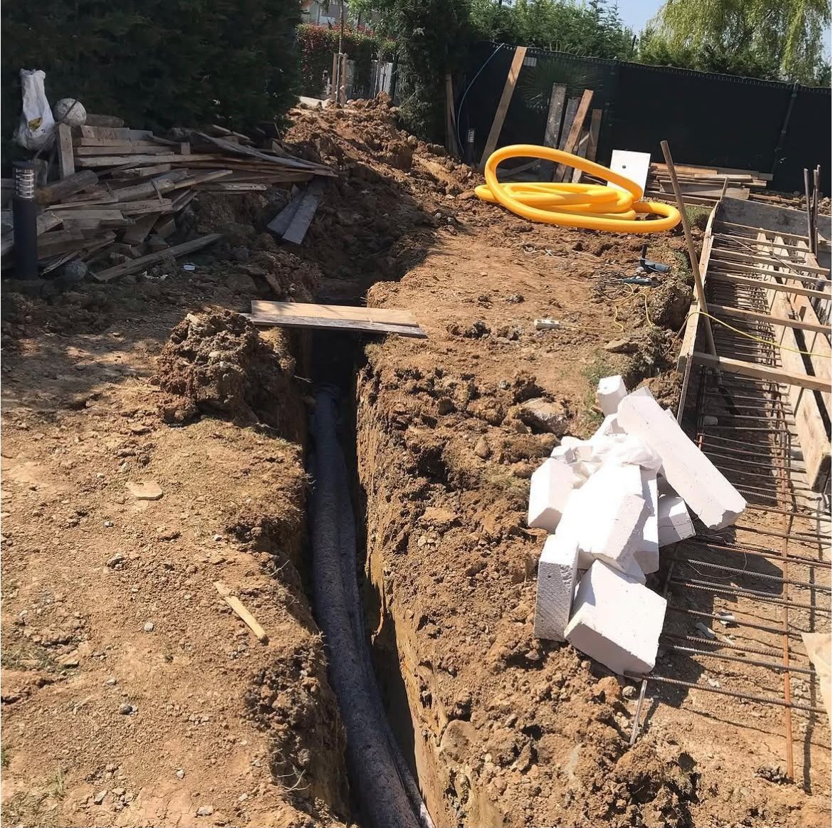 Arnavutköy Gölpark Villa Bahçesi Modern Havuz ve Bahçe Peyzaj Uygulaması